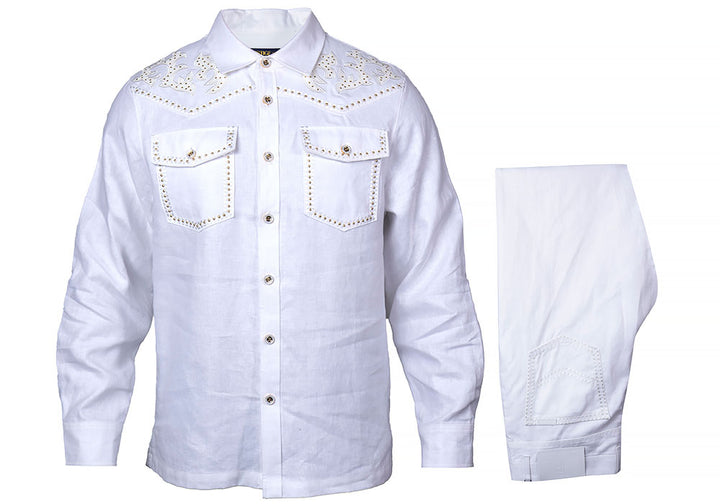 Prestige Shirt/Pants Set # CSL570 White