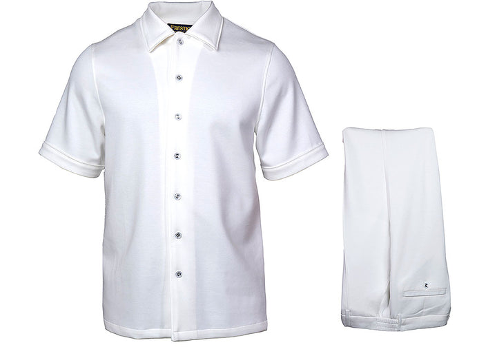 Prestige Shirt/Pants Set # CSL6252 White