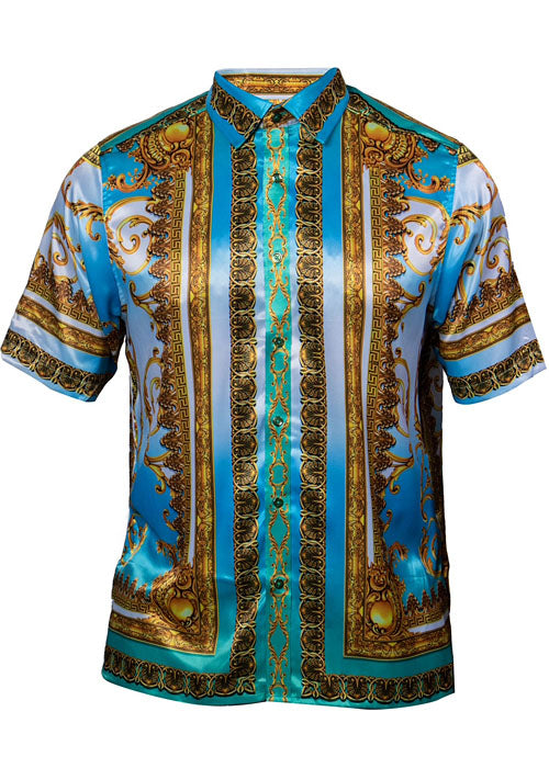 Prestige Satin Shirt # PR321 Mint