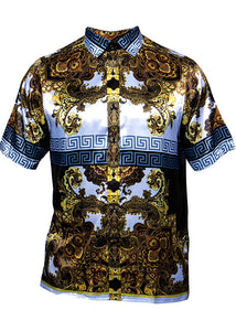 Prestige Satin Shirt # PR324 Black