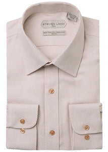 Steven Land Dress Shirt # 2500 Golden Brown