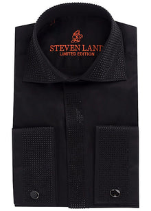 Load image into Gallery viewer, Steven Land Dress Shirt # 2306 Black

