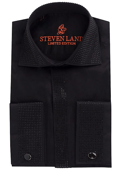 Steven Land Dress Shirt # 2306 Black