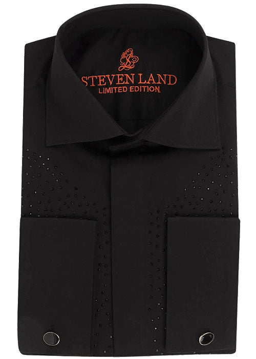 Steven Land Dress Shirt # 2400 Black