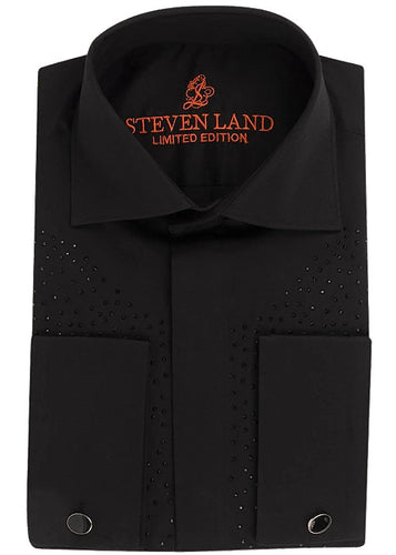 Steven Land Dress Shirt # 2400 Black