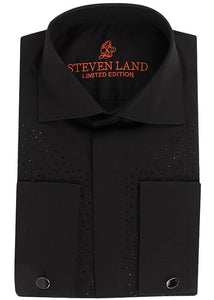 Steven Land Dress Shirt # 2400 Black