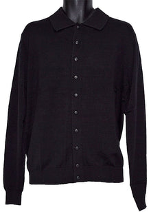 Load image into Gallery viewer, Tulliano Silk Button-Down Sweater 'Derek'
