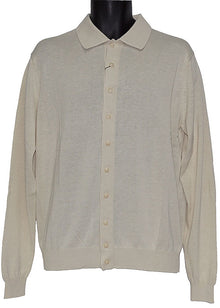 Load image into Gallery viewer, Tulliano Silk Button-Down Sweater 'Derek'

