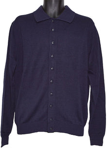 Load image into Gallery viewer, Tulliano Silk Button-Down Sweater 'Derek'
