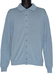 Load image into Gallery viewer, Tulliano Silk Button-Down Sweater 'Derek'
