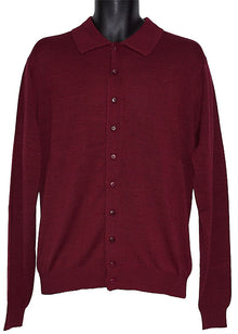 Load image into Gallery viewer, Tulliano Silk Button-Down Sweater 'Derek'
