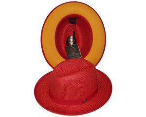 Bruno Capelo Hats 'Empire' Different Color Under Brim