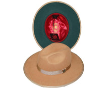 Load image into Gallery viewer, Bruno Capelo Hats 'Monarch' Different Color Under Brim - Alligator World
