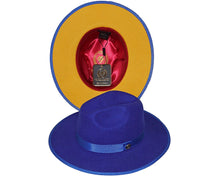 Load image into Gallery viewer, Bruno Capelo Hats &#39;Monarch&#39; Different Color Under Brim
