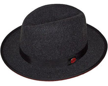 Load image into Gallery viewer, Bruno Capelo Hats 'Princeton' Red Under Brim - Alligator World
