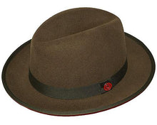 Load image into Gallery viewer, Bruno Capelo Hats &#39;Princeton&#39; Red Under Brim - Alligator World
