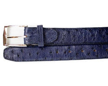 Load image into Gallery viewer, Belvedere Ostrich Belt # 2001 - Alligator World (by Michele Olivieri)
