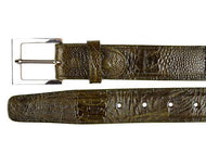 Belvedere Ostrich Leg Belt # 2000 Catalog - Alligator World