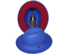 Load image into Gallery viewer, Bruno Capelo Hats &#39;Empire&#39; Burgundy Under Brim - Alligator World
