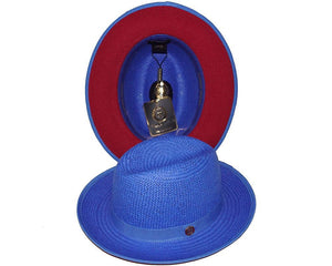 Bruno Capelo Hats 'Empire' Burgundy Under Brim - Alligator World