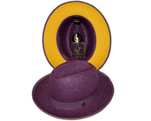 Load image into Gallery viewer, Bruno Capelo Hats &#39;Empire&#39; Different Color Under Brim - Alligator World
