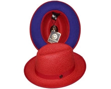 Load image into Gallery viewer, Bruno Capelo Hats &#39;Empire&#39; Different Color Under Brim - Alligator World
