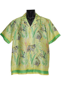 Cigar Satin Shirt # CS604 Yellow