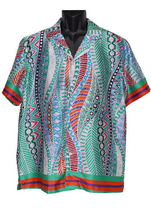 Cigar Satin Shirt # CS607 Green - Alligator World