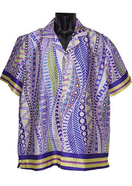 Cigar Satin Shirt # CS607 Lavender - Alligator World