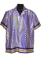 Cigar Satin Shirt # CS607 Lavender - Alligator World