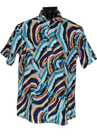 Cigar Shirt # PC117 Teal - Alligator World