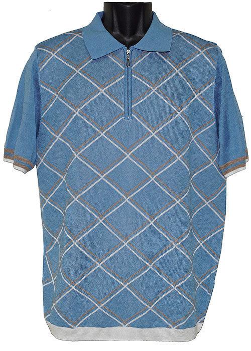Cigar Shirt # PJ1205 Blue - Alligator World