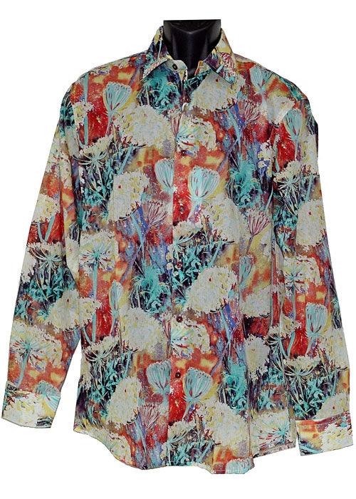 Cigar Shirt # S4053 Orange - Alligator World