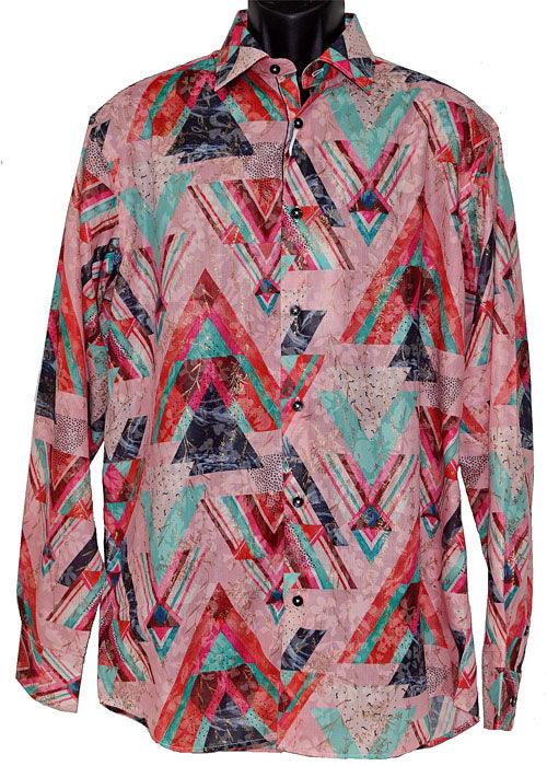 Cigar Shirt # S4072 Pink