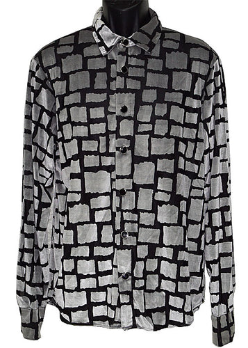 Daniel Benjamin Shirt # SH608 Black/Grey