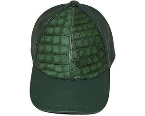 Fennix Alligator/Soft Nappa Leather Caps