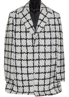 Lanzino Coat # JK129 White - Alligator World