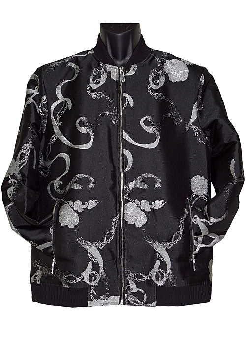 Lanzino Jacket # JKS021 Black/Silver