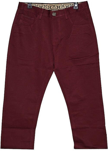 Lanzino Pants # CP124 Burgundy