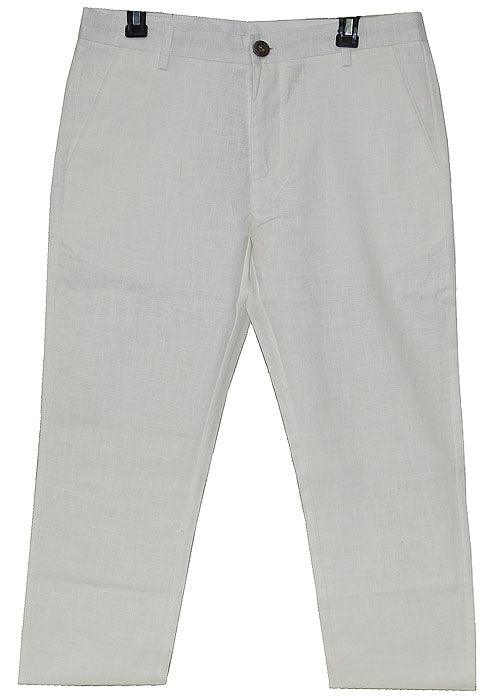 Lanzino Pants # LSM010 White - Alligator World