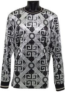 Lanzino Velvet Shirt # CTP006 White - Alligator World