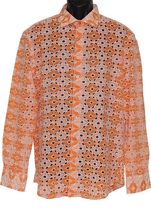 Lanzino Shirt # LS1686 Orange
