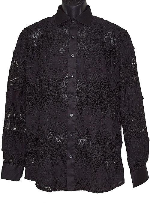Lanzino Shirt # LS1727 Black - Alligator World