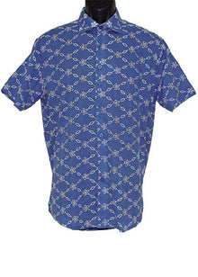 Load image into Gallery viewer, Lanzino Shirt # SSL018 Royal - Alligator World
