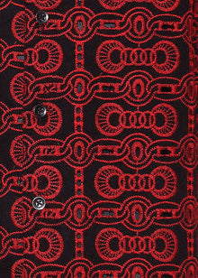 Load image into Gallery viewer, Lanzino Shirt # SSL023 Black/Red - Alligator World

