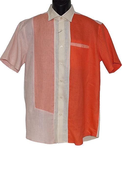 Lanzino Shirt # SSL064 Ecru - Alligator World