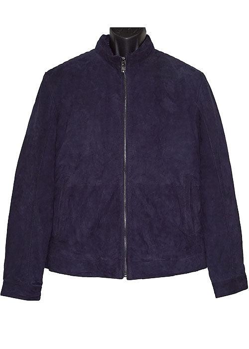 Mezlan Suede Jacket # J1075 Blue - Alligator World
