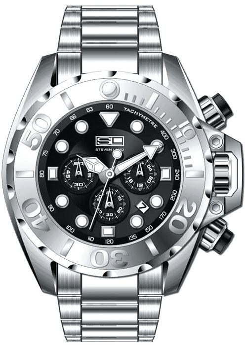 Steven Land Watch # M43C Silver - Alligator World