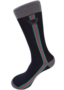 Load image into Gallery viewer, Vannucci Imperial Collection Socks # V1513 - Alligator World
